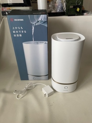IRIS OHYAMA アイリスオーヤマ 超音波加湿器 UTK-230 白 2020年製 箱有り 中古品