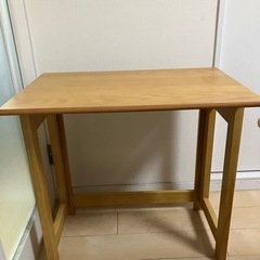 【終了】木製 折りたたみデスク