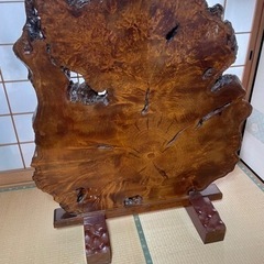一枚板の衝立