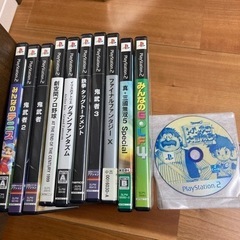 受付終了プレステ2本体　ソフトセットの画像