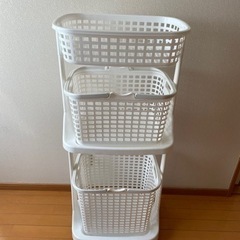 洗濯カゴ　3段