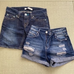 ショートパンツ　デニム　2枚