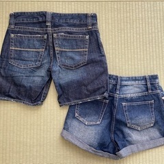 ショートパンツ　デニム　2枚の画像