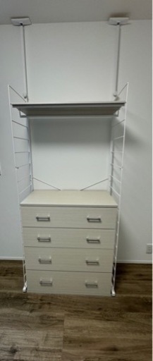 【ワイヤーシェルフお話し中】ニトリ ワイヤーシェルフ&チェストセット