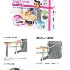 受け渡し決定　リッチェル　テーブルチェアの画像