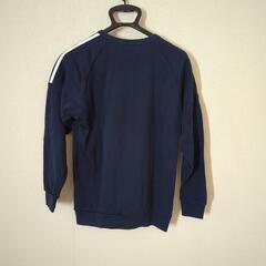 アディダス　キッズ・レディース　トレナー　紺　160cmの画像