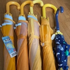 学童傘　5本セット　未使用品あり　45-55cm の画像