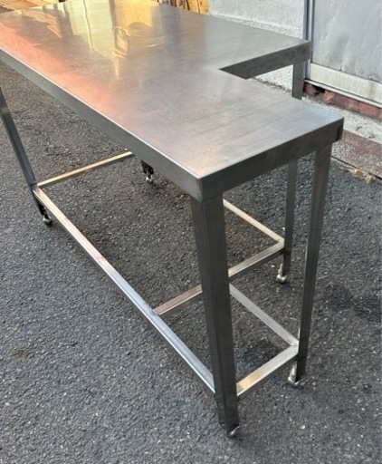 特注品 業務用 コンロ台 作業台 調理台 1430×600×815 キッチン 用品 店舗 居酒屋 タニコー 焼き台 厨房 飲食店 ガス