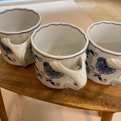 募集終了★ブルーダニューブ Blue Danube マグカップ3客セットの画像