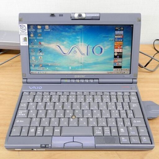 SONY VAIO PCG-C1 MMX Pentium 233MHz RAM64MB HDD3.2GB 8.9型 Win 98 ソニ