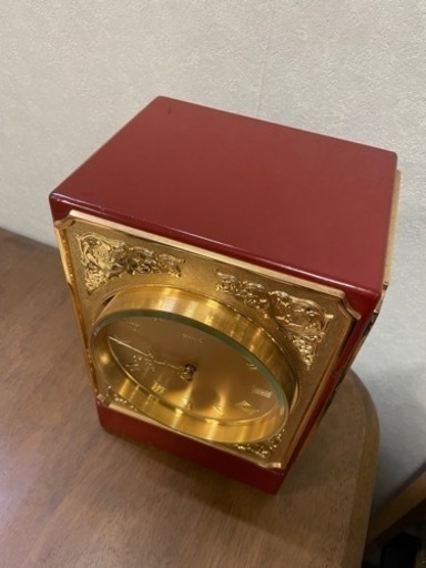 SEIKO 節約 特選装飾時計 SEIKO 特選装飾時計 レトロ置時計 漆塗り