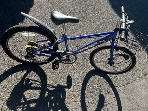 子供用自転車22インチ　ブルー　あさひ　ドライド