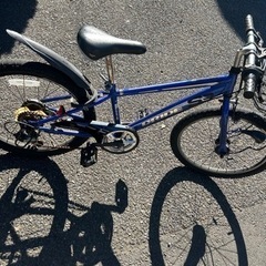 子供用自転車22インチ　ブルー　あさひ　ドライド