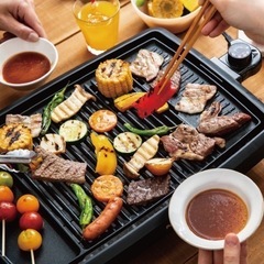 【新品未使用】煙87%カット！油はね98%カット！素敵なホットプ...