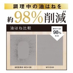 【新品未使用】煙87%カット！油はね98%カット！素敵なホットプレート♪ の画像