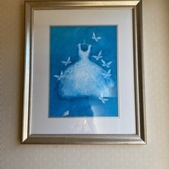 絵画　素敵なウェディングドレス
