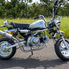 売れました　50ccバイク 走行375キロ セル・キック付き 2023年登録 絶好調 バッテリー新品 モンキー仕様 の画像