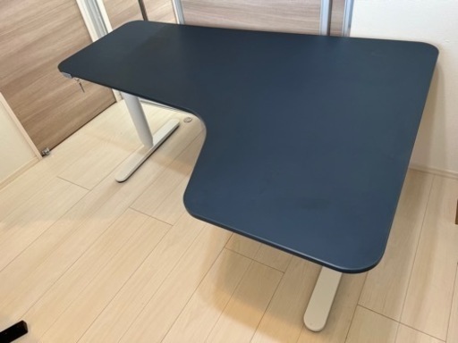 IKEA 電動昇降 コーナー デスクBEKANT