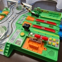 レア【箱・説明書付き】デラックス踏切ステーション　トミカとプラレール両方遊べる⭐︎の画像