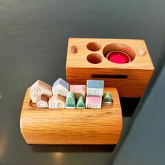 【家のモチーフがかわいい！】印鑑ケースの画像