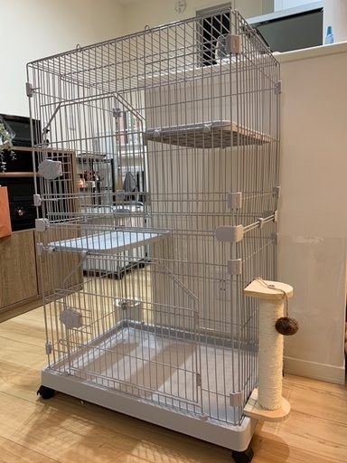 猫用　ゲージ　3段