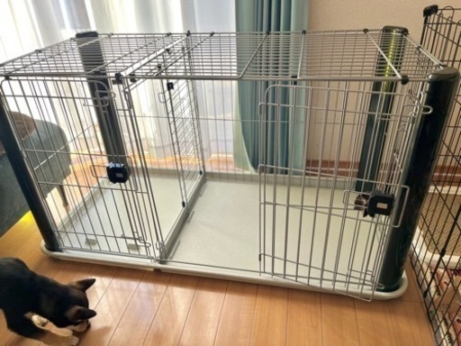 【2ヶ月使用】ペット 犬用ケージ サークル  埼玉　手渡し