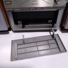 ２００４年製　Panasonic  CD.DVD.MD.カセット再生可能 コンポの画像