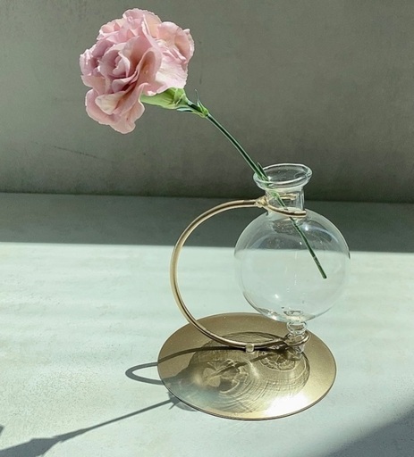 【1/12までの出品】韓国風インテリア ワイヤーフラワーベース 花瓶 Salut! サリュ