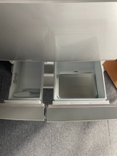 東芝 TOSHIBA 冷蔵庫 GR-M41G 2018年製 冷凍冷蔵庫 VEGETA ベジータ  411L 5ドア シルバー 自動製氷