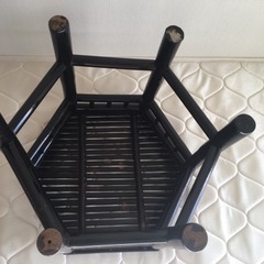 バンブー家具　六角形チェアーの画像