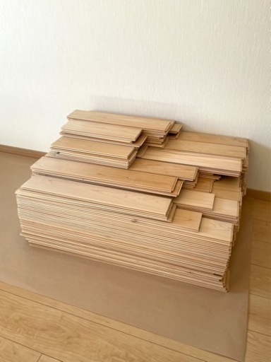 【売約済】ユカハリ・フローリング ジカバリ ひのき (約14㎡)