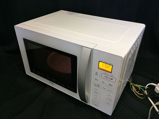 ＝ 【迎春SALE】　動作確認済 ハイアール オーブンレンジ JM-V16E 2020年製 全体的に傷ほぼなし 庫内汚れ/傷あり