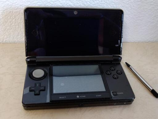 動作品 ニンテンドー3DS 本体 CTR-001 コスモブラック Nintendo 任天堂 箱取説付