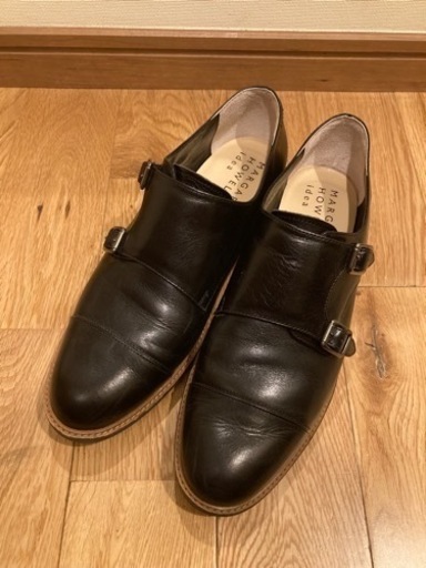 マーガレットハウエル　ダブルモンクストラップシューズ