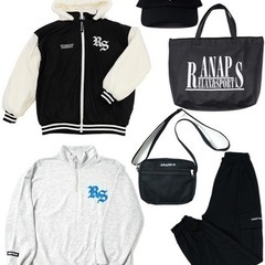 ANAP R+S 2024 HAPPY BAG 人気子供服の福袋 6点セットの画像
