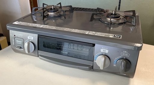 【RKG-13】特価！リンナイ/ガステーブル/KGM33NDGL/都市ガス/中古品/2018年3月製