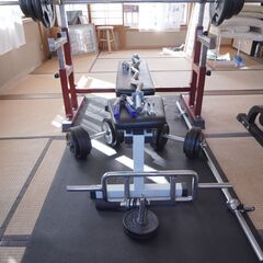 BODYMAKER社製・ベンチプレス用ベンチ及びバーベルシャフト...