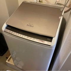 日立　洗濯機　BW-DV80E 乾燥機付き 2020年製　1/14までに取りに来てくださる方！
