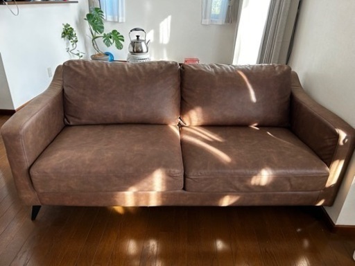 【定価5万】ナフコtwooneスタイルソファ　3人がけ
