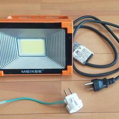 LED投光器　作業灯　昼光色　60W MEIKEE　変換プラグ付き