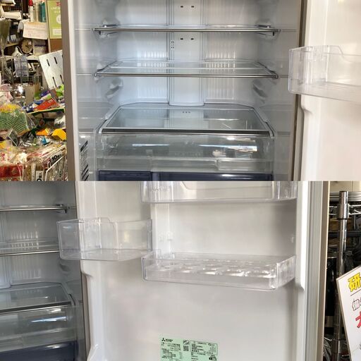 【高年式】2019年製 455L 三菱 5ドア冷蔵庫 MR-B46D-F 三菱5ドア冷蔵庫 大型冷蔵庫☆MR-B46D-F 2019年製 三菱5ドア