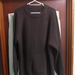 ニコアンドnico and ..メンズセーター L~XL ブラウン