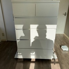 IKEA MALM マルム チェスト（引き出し×6）, ホワイト...