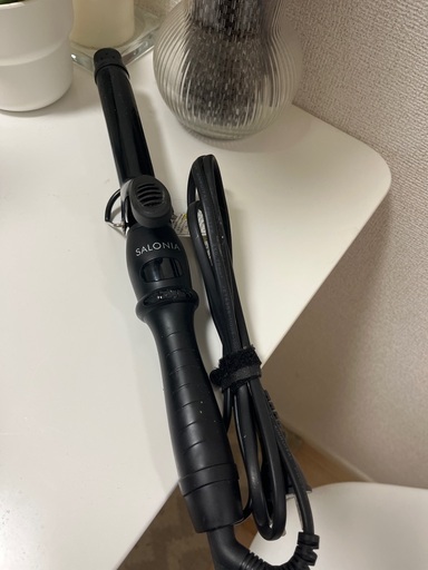 SALONIA セラミックカール ヘアアイロン 25mm 海外対応