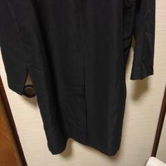 men's・Sサイズ・薄手黒コートの画像