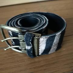 スェードベルトトラ模様柄の画像