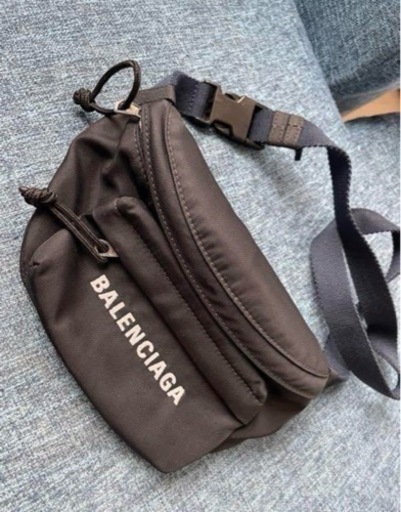 BALENCIAGA バレンシアガ Wheel ベルト バッグ Black