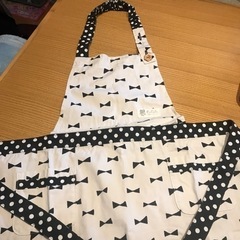 調理実習3点セット　エプロン➕三角巾➕袋