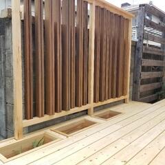 【DIY】目隠し壁用木材　ルーバー　内壁壁