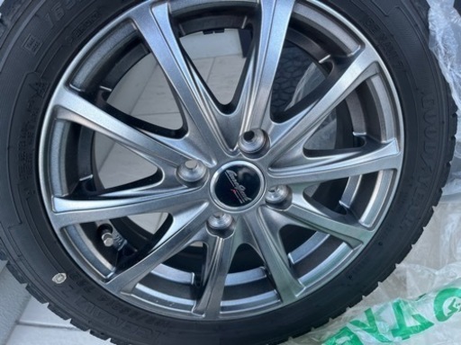 スタッドレスタイヤ　165\55\r14 総走行500km未満